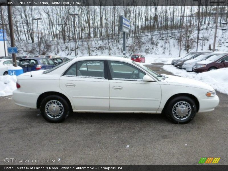 White Opal / Gray 2005 Buick Century Sedan