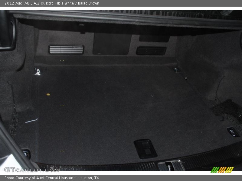 Ibis White / Balao Brown 2012 Audi A8 L 4.2 quattro