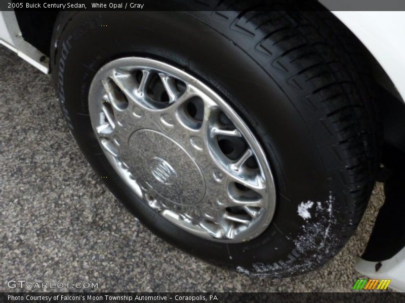 White Opal / Gray 2005 Buick Century Sedan