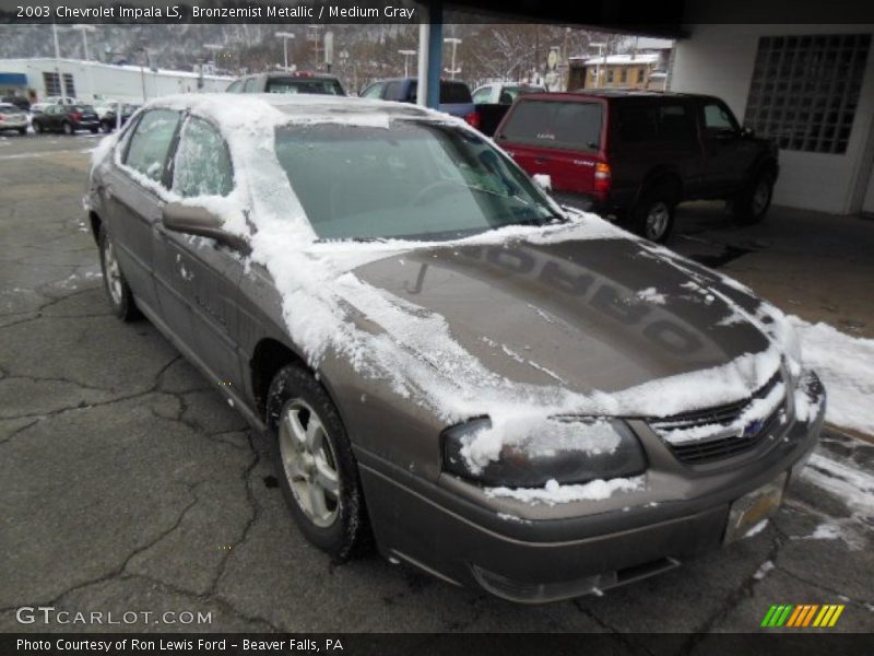 Bronzemist Metallic / Medium Gray 2003 Chevrolet Impala LS
