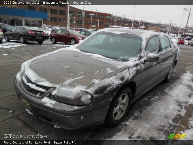 Bronzemist Metallic / Medium Gray 2003 Chevrolet Impala LS