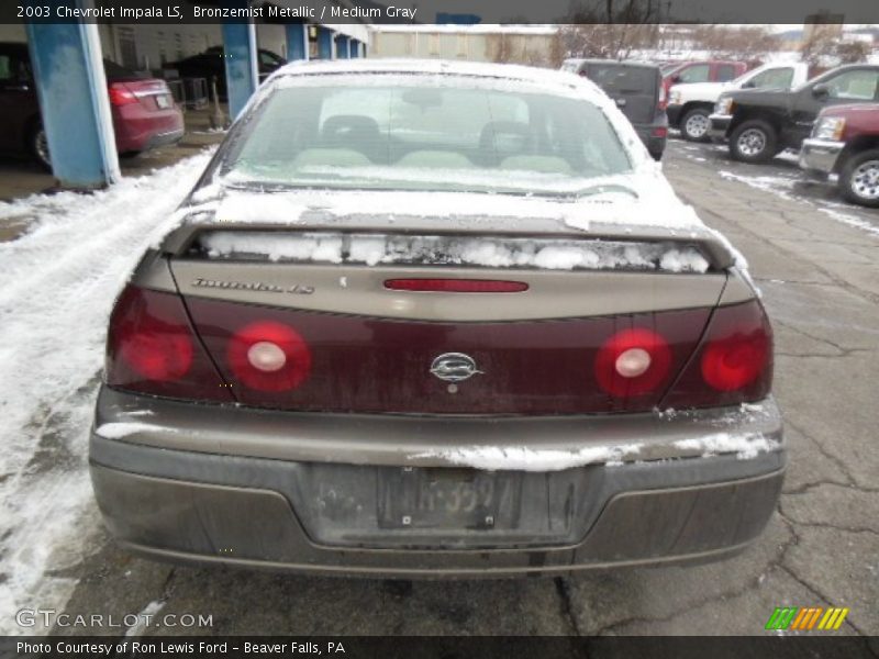 Bronzemist Metallic / Medium Gray 2003 Chevrolet Impala LS