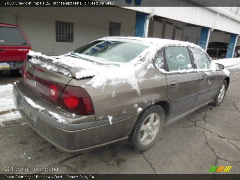 Bronzemist Metallic / Medium Gray 2003 Chevrolet Impala LS