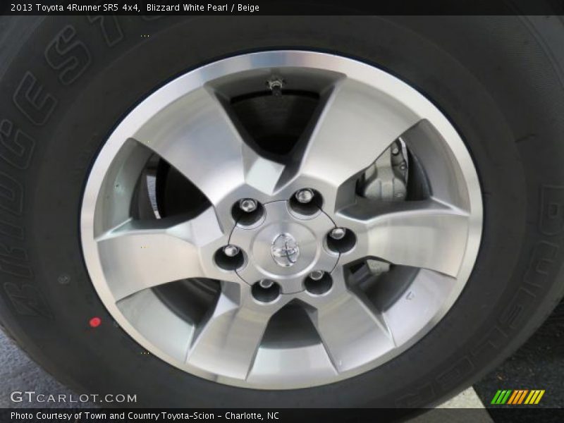 Blizzard White Pearl / Beige 2013 Toyota 4Runner SR5 4x4