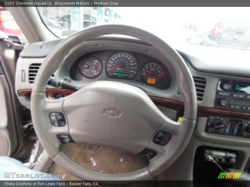 Bronzemist Metallic / Medium Gray 2003 Chevrolet Impala LS