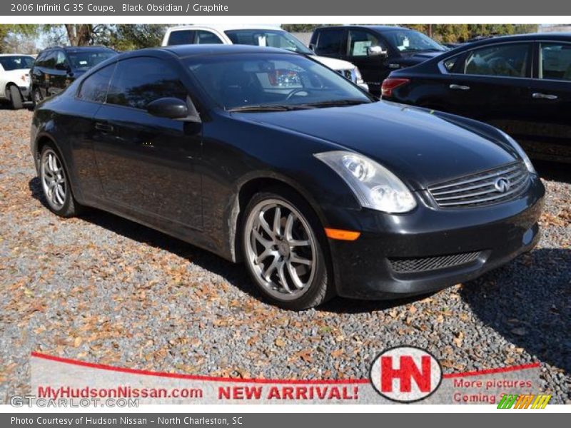 Black Obsidian / Graphite 2006 Infiniti G 35 Coupe