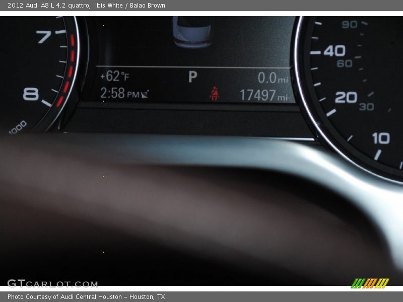 Ibis White / Balao Brown 2012 Audi A8 L 4.2 quattro
