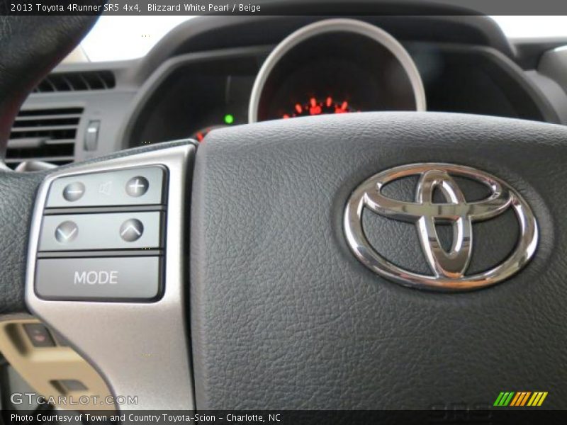Blizzard White Pearl / Beige 2013 Toyota 4Runner SR5 4x4