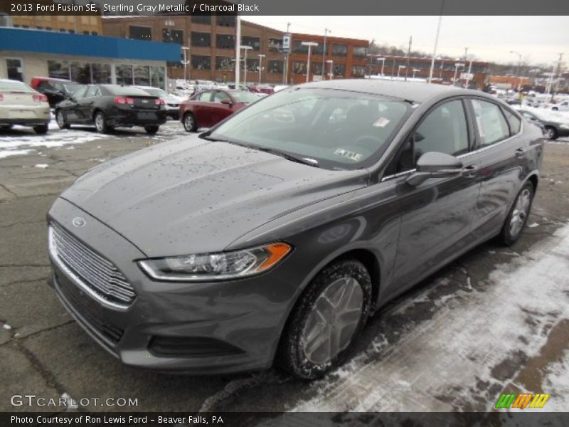 Sterling Gray Metallic / Charcoal Black 2013 Ford Fusion SE