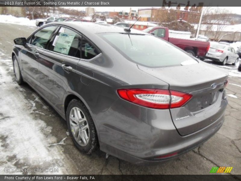 Sterling Gray Metallic / Charcoal Black 2013 Ford Fusion SE