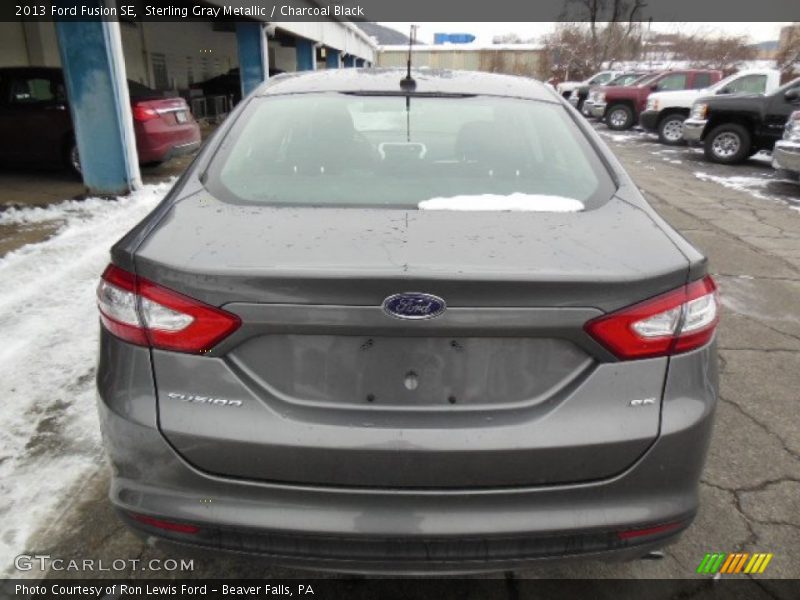 Sterling Gray Metallic / Charcoal Black 2013 Ford Fusion SE