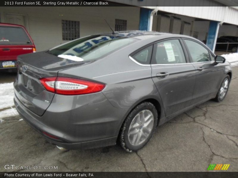 Sterling Gray Metallic / Charcoal Black 2013 Ford Fusion SE