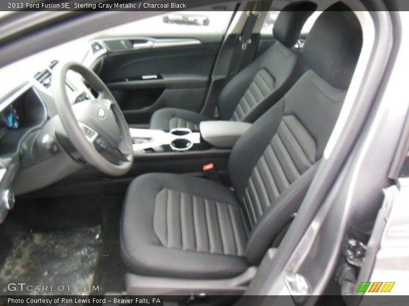 Sterling Gray Metallic / Charcoal Black 2013 Ford Fusion SE