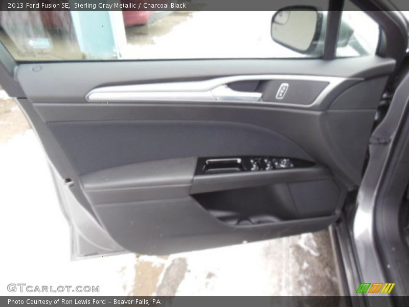 Sterling Gray Metallic / Charcoal Black 2013 Ford Fusion SE