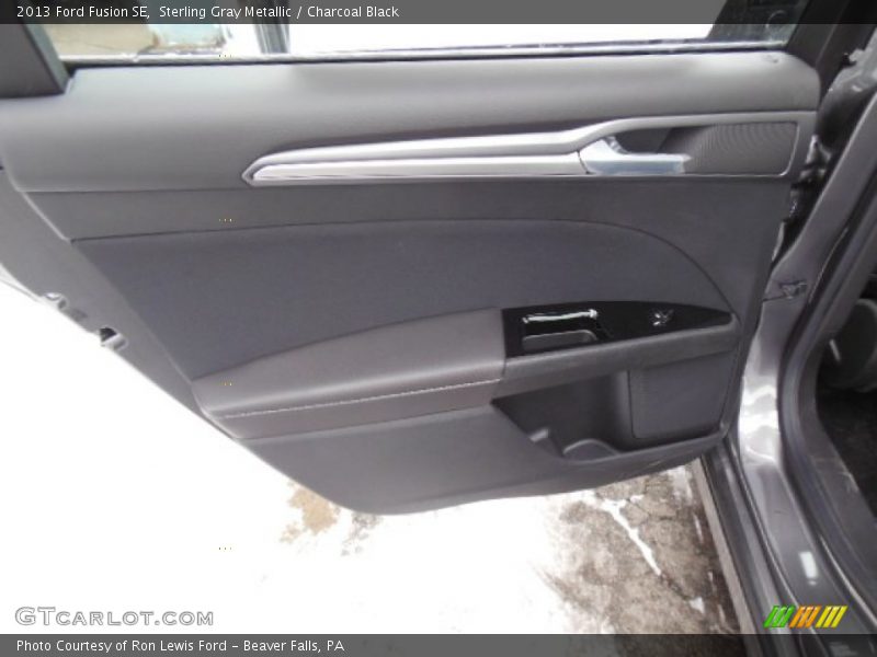 Sterling Gray Metallic / Charcoal Black 2013 Ford Fusion SE