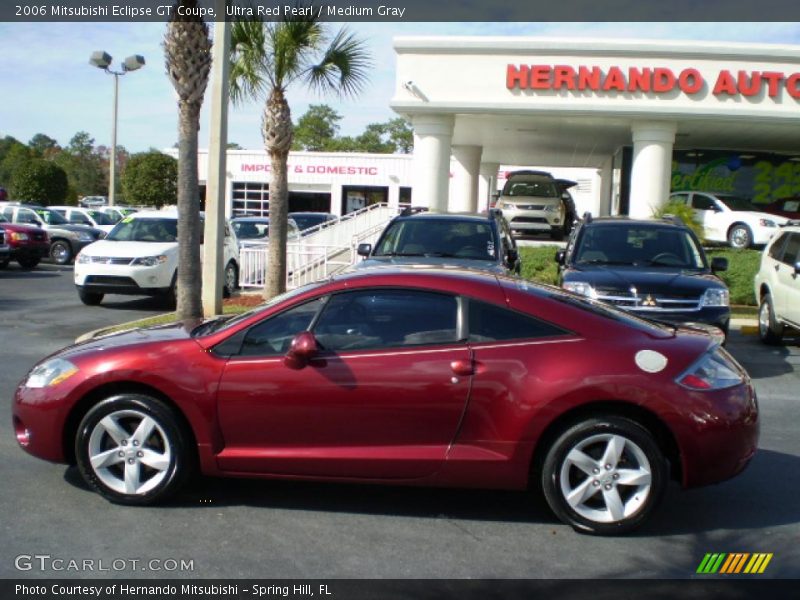 Ultra Red Pearl / Medium Gray 2006 Mitsubishi Eclipse GT Coupe