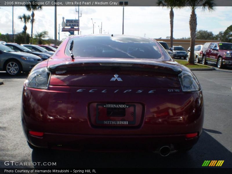 Ultra Red Pearl / Medium Gray 2006 Mitsubishi Eclipse GT Coupe