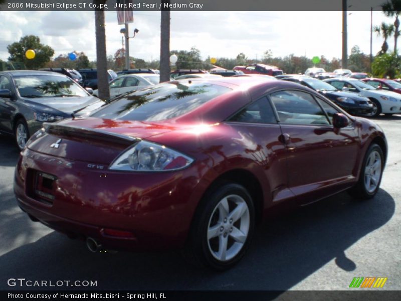 Ultra Red Pearl / Medium Gray 2006 Mitsubishi Eclipse GT Coupe