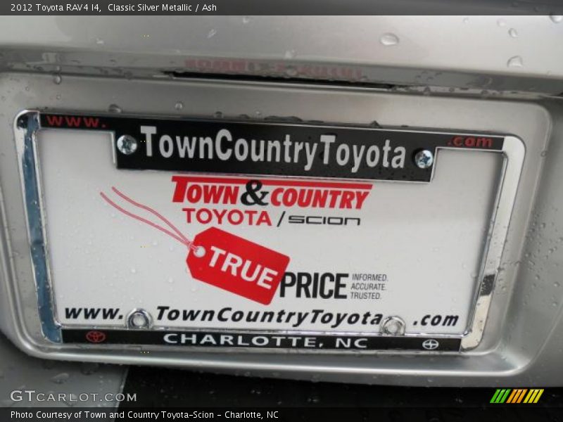 Classic Silver Metallic / Ash 2012 Toyota RAV4 I4