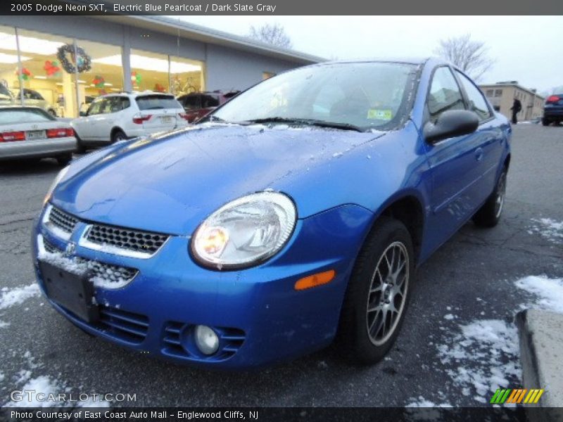 Electric Blue Pearlcoat / Dark Slate Gray 2005 Dodge Neon SXT