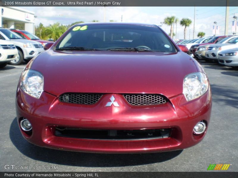 Ultra Red Pearl / Medium Gray 2006 Mitsubishi Eclipse GT Coupe
