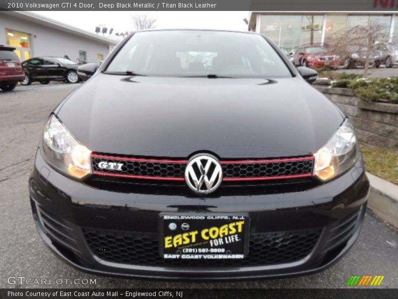 Deep Black Metallic / Titan Black Leather 2010 Volkswagen GTI 4 Door