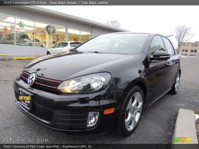 Deep Black Metallic / Titan Black Leather 2010 Volkswagen GTI 4 Door