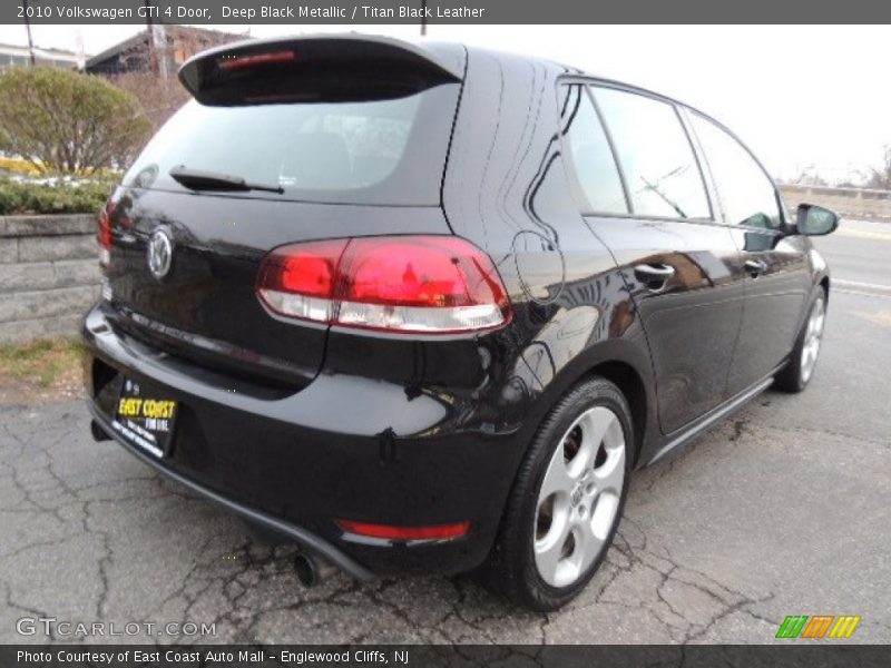 Deep Black Metallic / Titan Black Leather 2010 Volkswagen GTI 4 Door