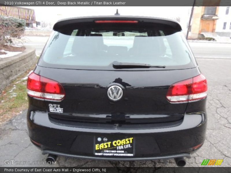 Deep Black Metallic / Titan Black Leather 2010 Volkswagen GTI 4 Door