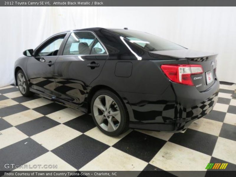 Attitude Black Metallic / Black 2012 Toyota Camry SE V6