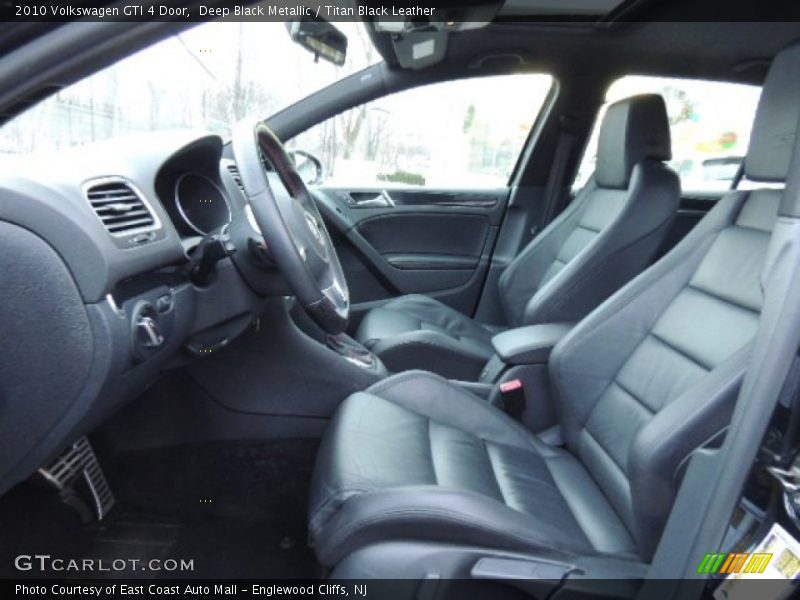 Deep Black Metallic / Titan Black Leather 2010 Volkswagen GTI 4 Door