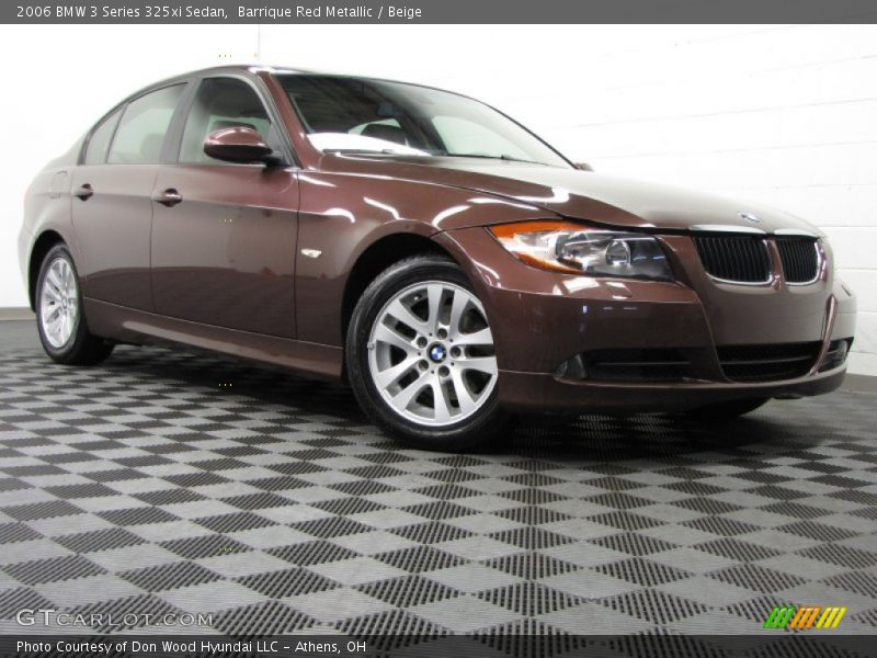 Barrique Red Metallic / Beige 2006 BMW 3 Series 325xi Sedan