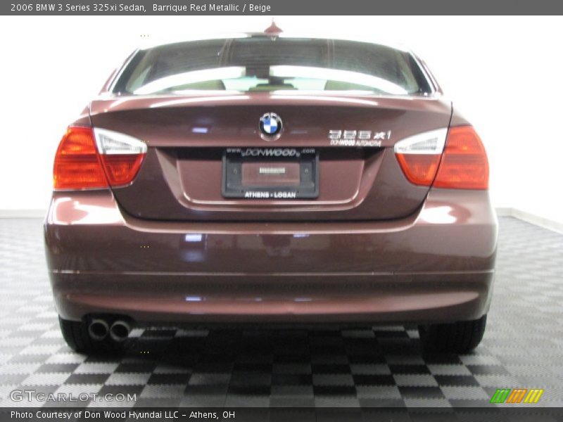 Barrique Red Metallic / Beige 2006 BMW 3 Series 325xi Sedan