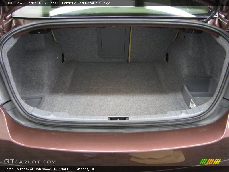  2006 3 Series 325xi Sedan Trunk