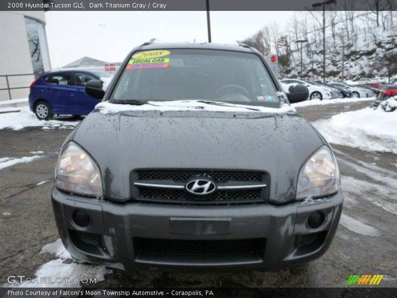 Dark Titanium Gray / Gray 2008 Hyundai Tucson GLS