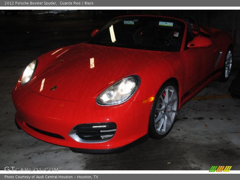 Guards Red / Black 2012 Porsche Boxster Spyder