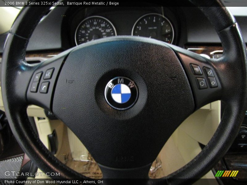 Barrique Red Metallic / Beige 2006 BMW 3 Series 325xi Sedan