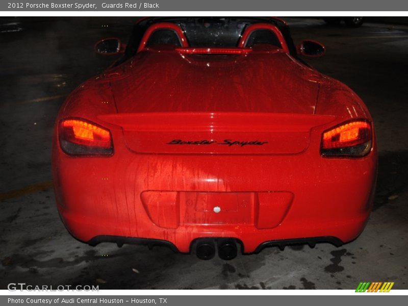 Guards Red / Black 2012 Porsche Boxster Spyder