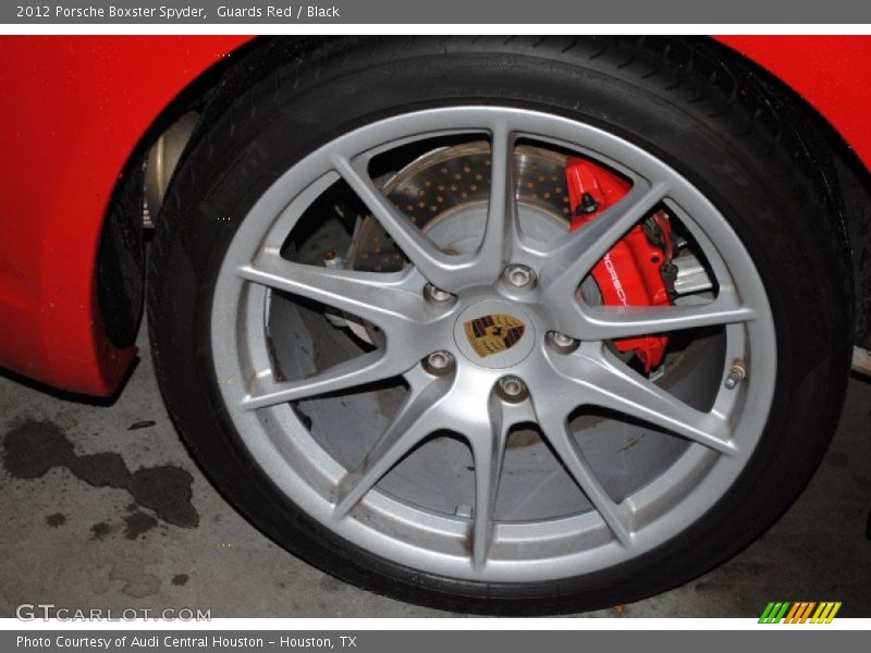 Guards Red / Black 2012 Porsche Boxster Spyder