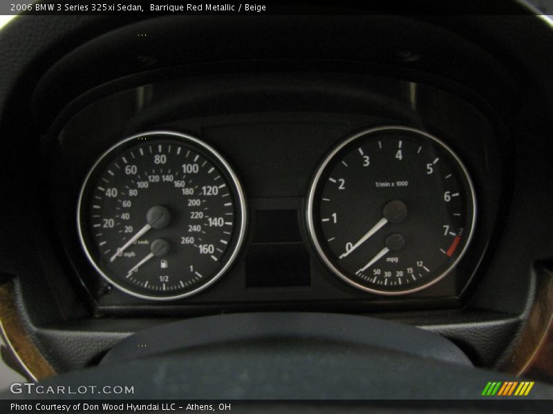 Barrique Red Metallic / Beige 2006 BMW 3 Series 325xi Sedan