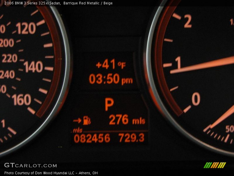 Barrique Red Metallic / Beige 2006 BMW 3 Series 325xi Sedan