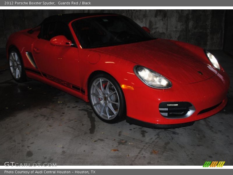 Guards Red / Black 2012 Porsche Boxster Spyder