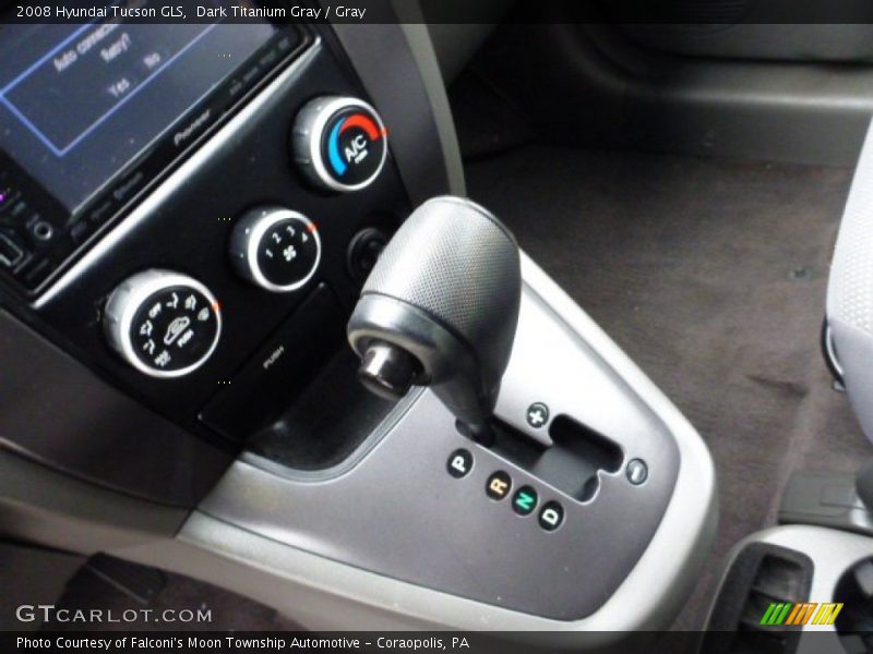 Dark Titanium Gray / Gray 2008 Hyundai Tucson GLS