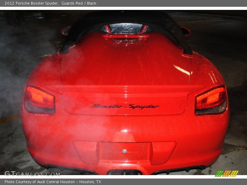 Guards Red / Black 2012 Porsche Boxster Spyder