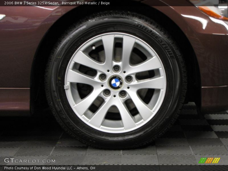 Barrique Red Metallic / Beige 2006 BMW 3 Series 325xi Sedan