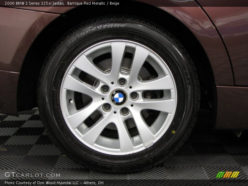 Barrique Red Metallic / Beige 2006 BMW 3 Series 325xi Sedan