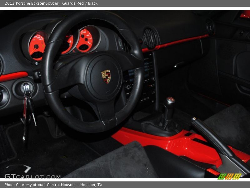 Guards Red / Black 2012 Porsche Boxster Spyder