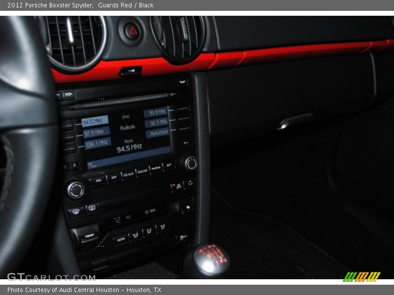 Guards Red / Black 2012 Porsche Boxster Spyder