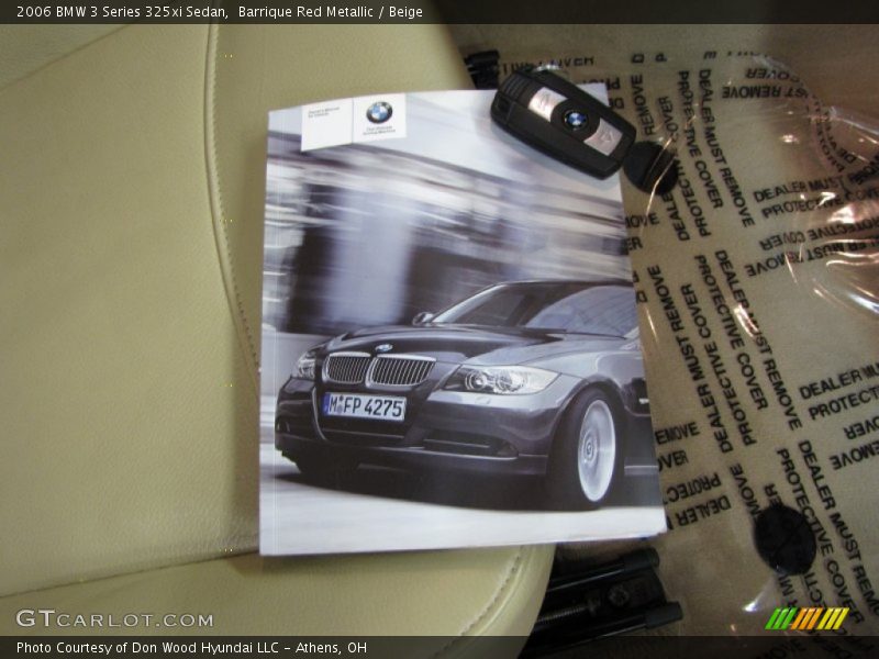 Barrique Red Metallic / Beige 2006 BMW 3 Series 325xi Sedan