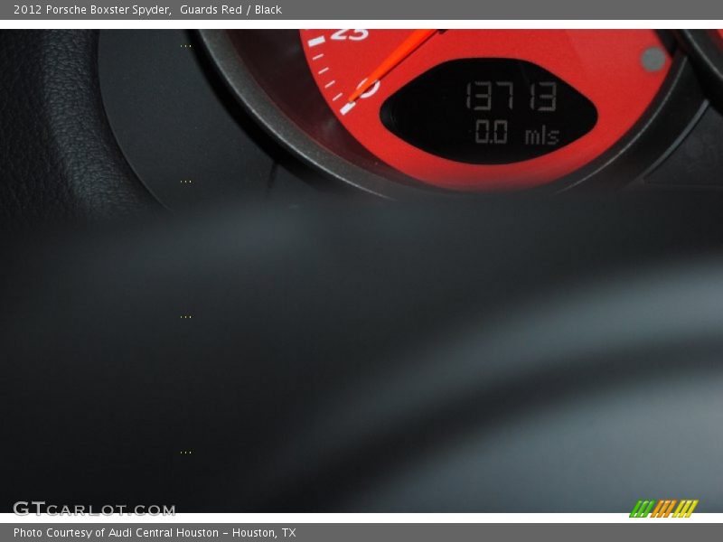 Guards Red / Black 2012 Porsche Boxster Spyder